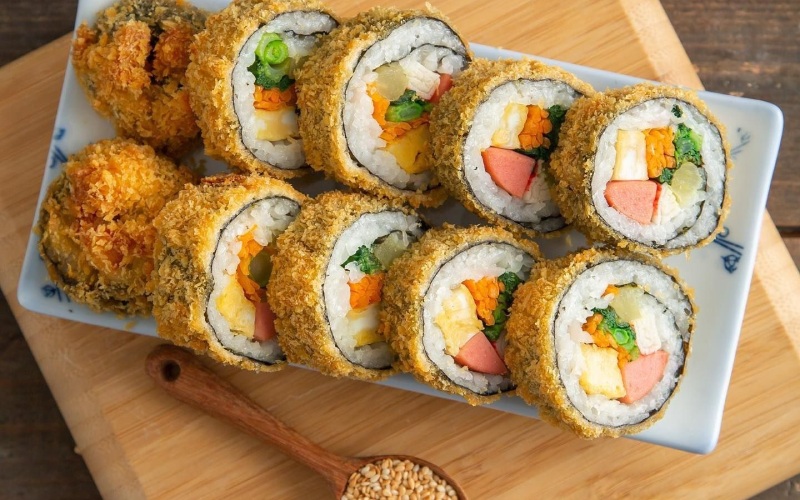 Kimbap chiên